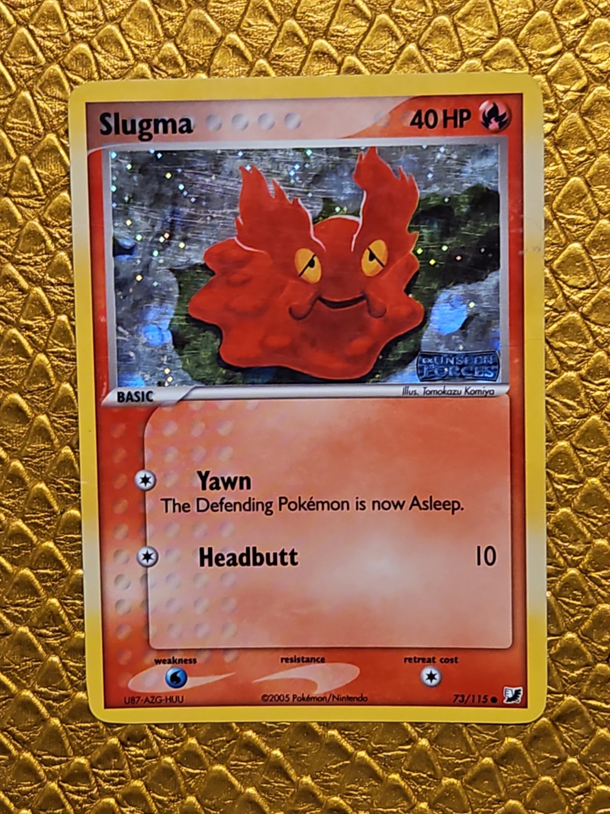 Slugma 73/115 Unseen Forces Reverse Holo