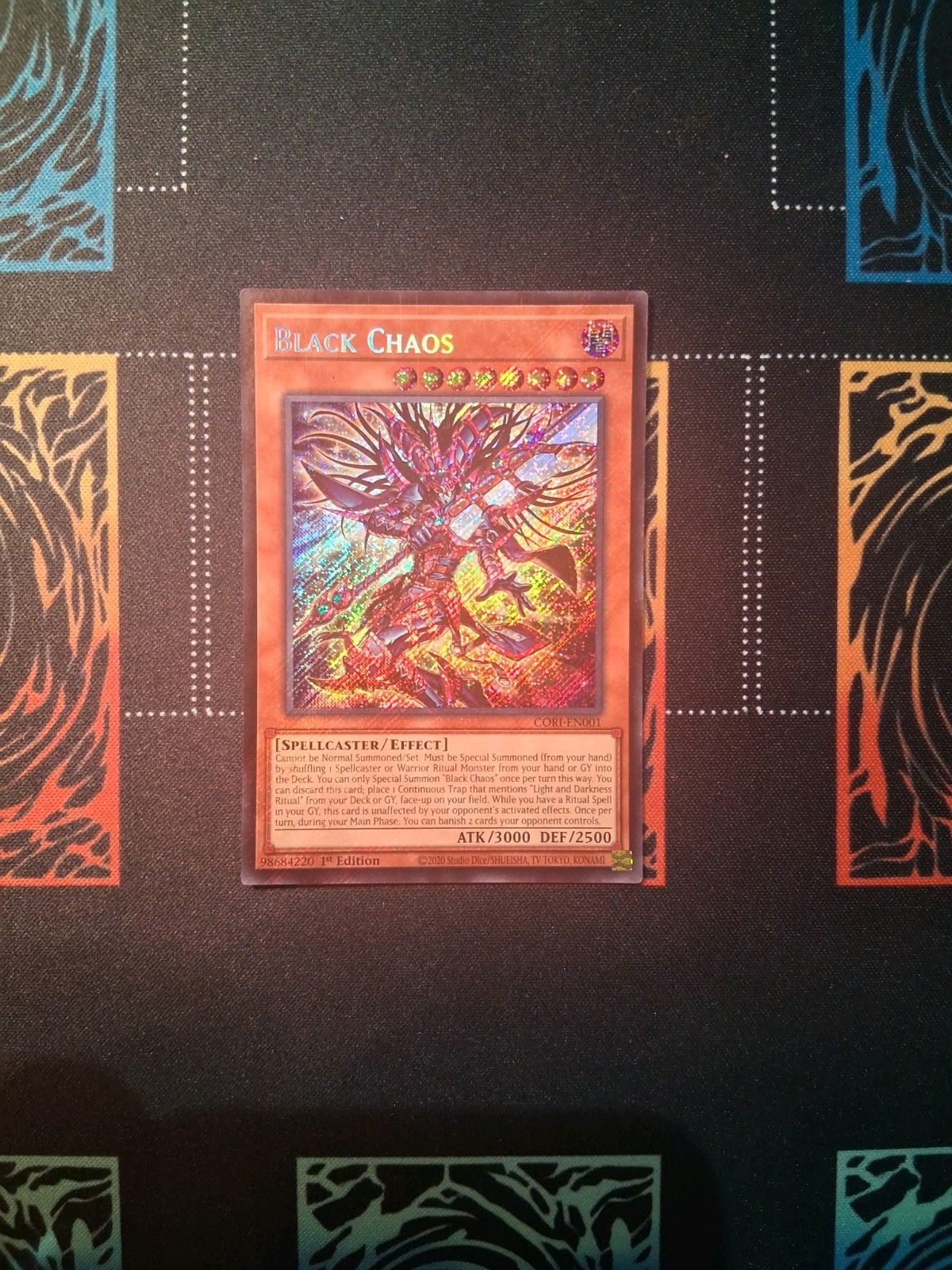 Black Chaos Secret Rare CORI-EN001 1st Edition NM