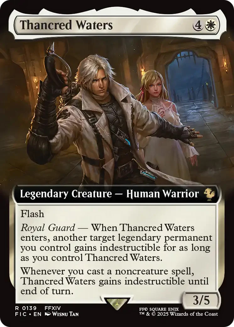 MTG Thancred Waters (Extended Art) [FINAL FANTASY Commander] Foil Near Mint Magi