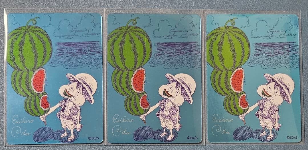 3 set One Piece Luffy Natsucomi 2026 Meta-Kira Promo Card Japan Limited Japan