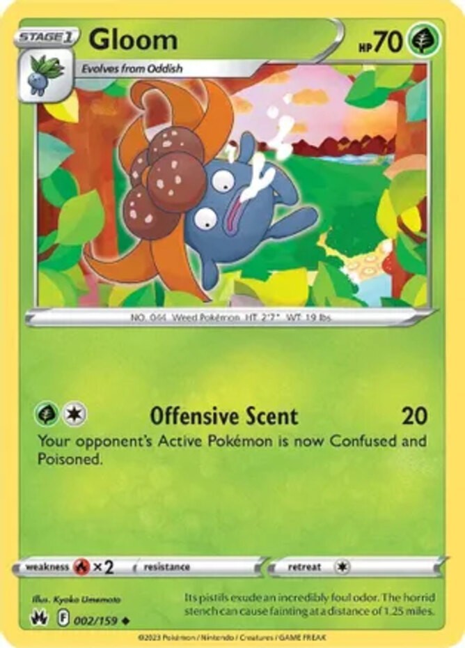 Gloom – 002/159 – Uncommon – Lightly Played