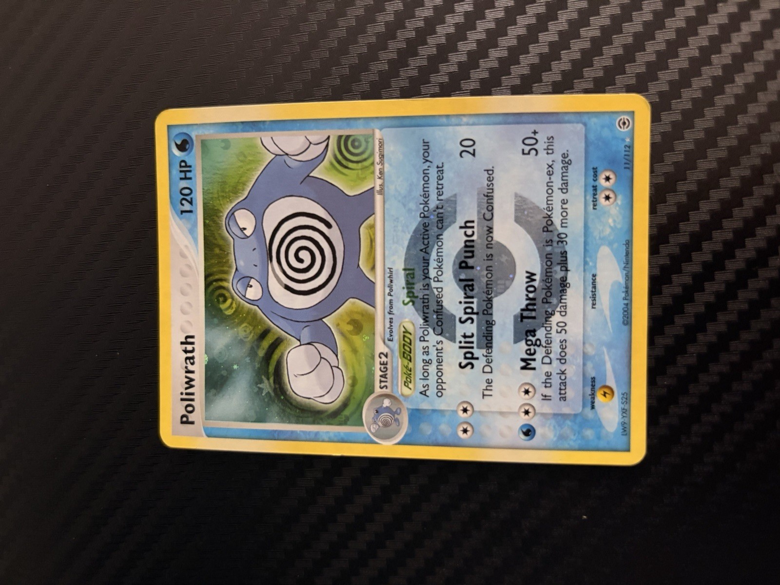 Poliwrath 11/112 FireRed & LeafGreen Reverse Holo MP Pokemon TCG