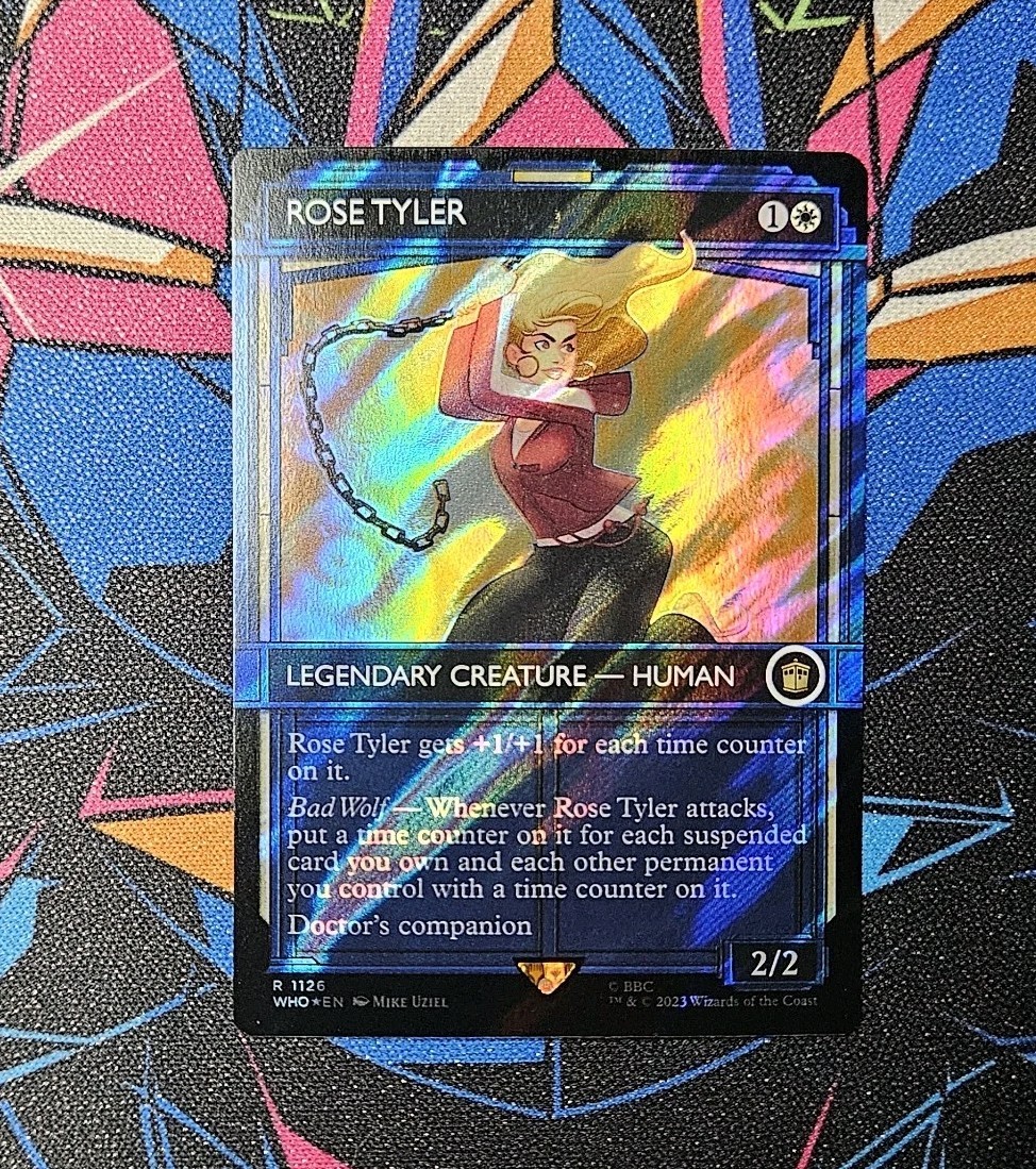 Rose Tyler NM Showcase Surge Foil MTG Doctor Who Unplayed Magic The Gathering
