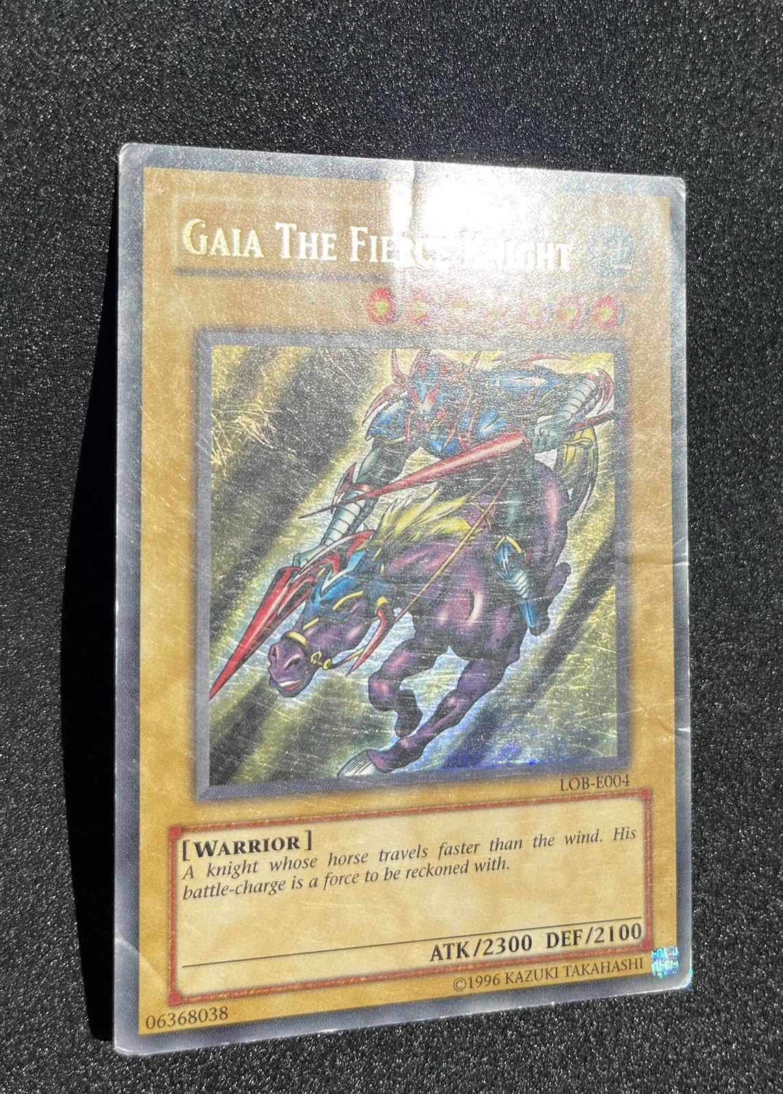 Yu-Gi-Oh! Gaia the Fierce Knight TCG LOB-E004 Ultra Rare – HP