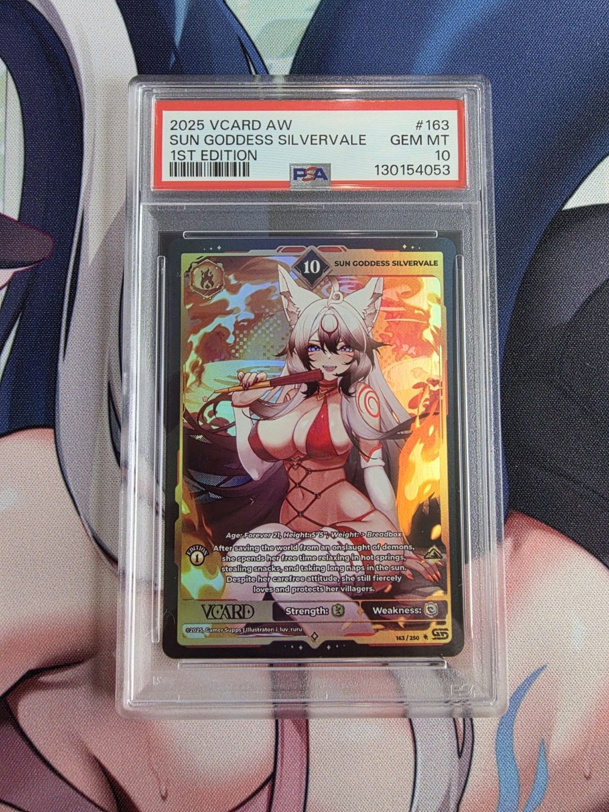 Gamersupps VCard Awakened Worlds First Ed Sun Goddess Silvervale PSA 10 GEM MINT
