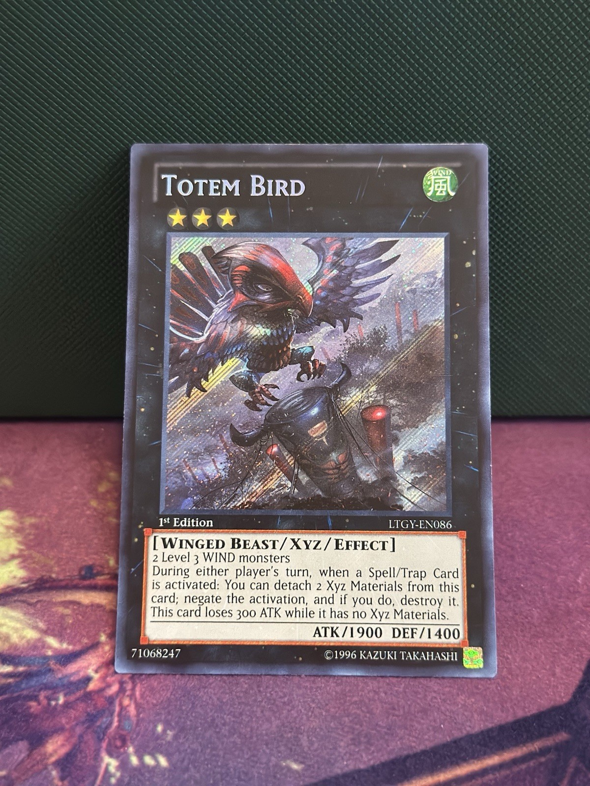 TOTEM BIRD SECRET RARE 1ST EDITION LTGY-EN086 LP Look At Pictures