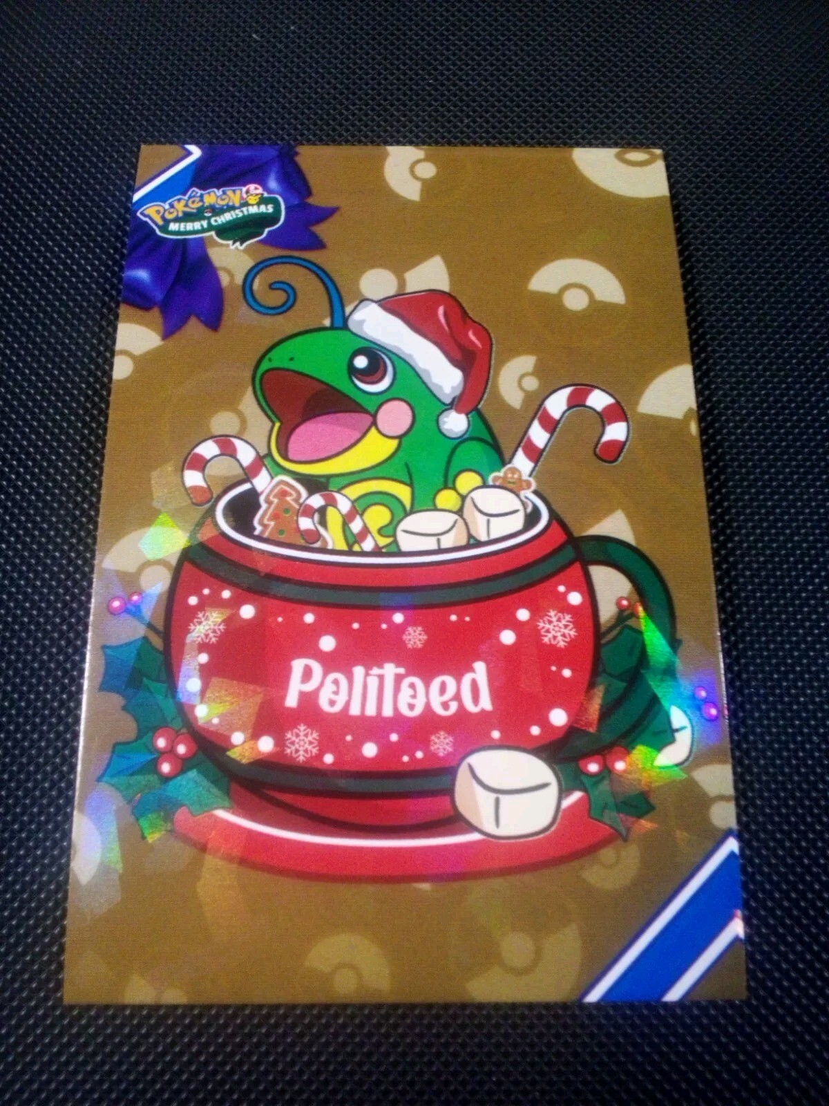 Pokemon 2024 Card Database Christmas Politoed Cracked Ice Holo Peru US Seller