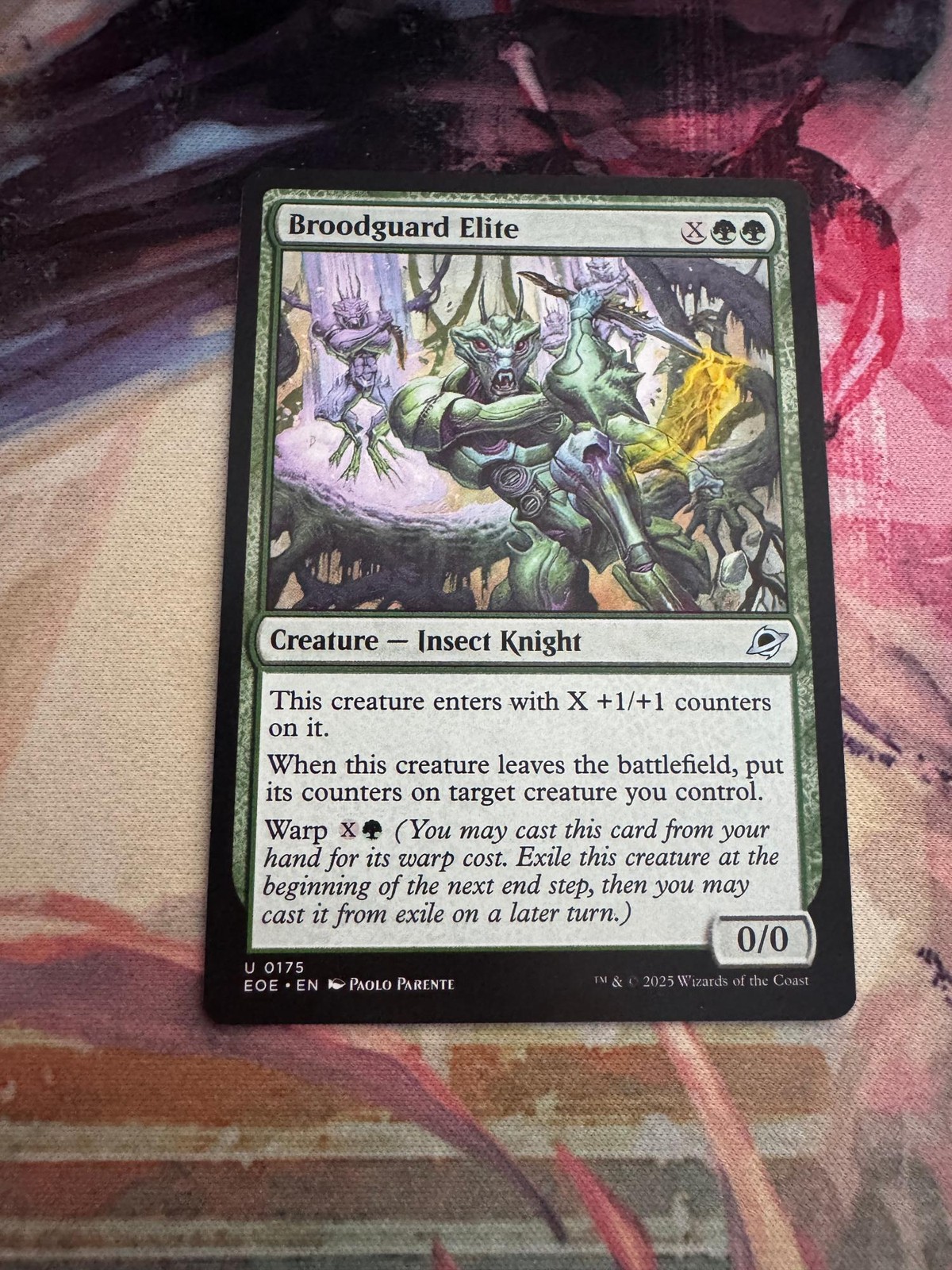 Broodguard Elite 175 Edge of Eternities Magic: The Gathering Paolo Parente NM