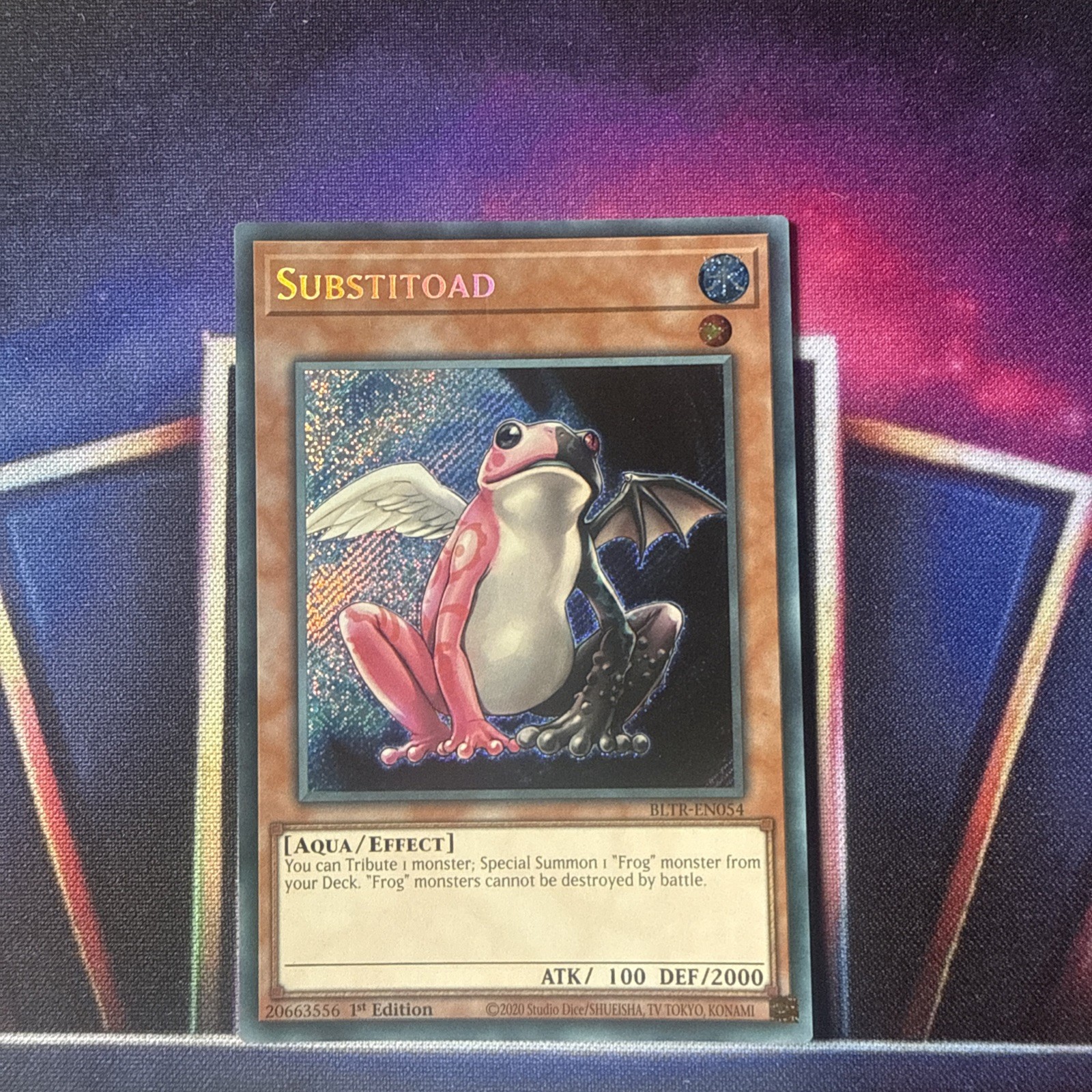 Substitoad Secret Rare BLTR-EN054 Yugioh