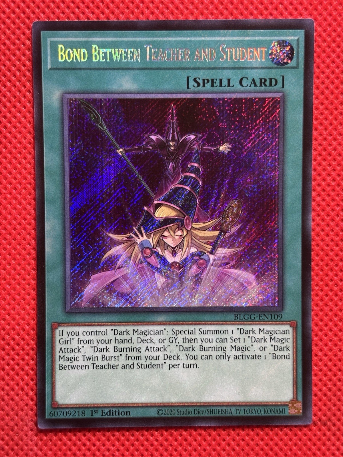 YuGiOh! – Bond Between Teacher And Student BLGG-EN109 Secret Rare 1st Edition NM