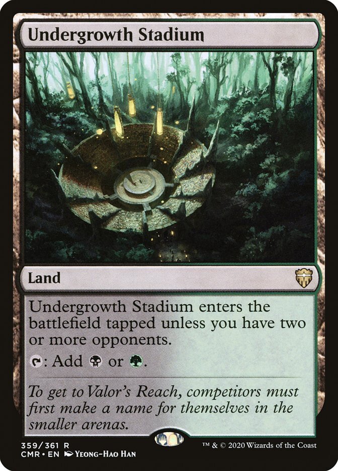 Magic the Gathering (mtg): CMR: Undergrowth Stadium – Rare