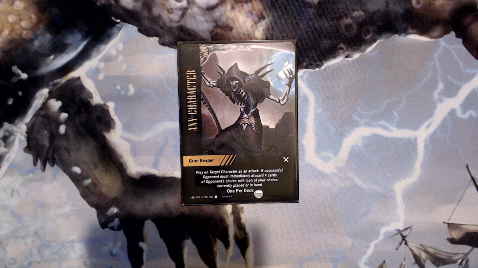 Overpower Any Character Grim Reaper #456 Prize Pack ERB World Legends