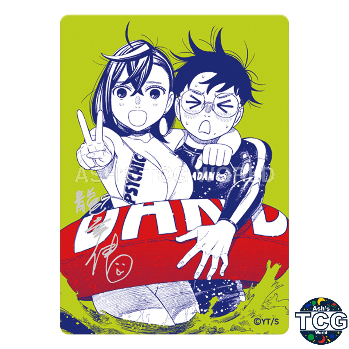 DAN DA DAN NatsuComi 2026 Metakira Card Momo Ayase & Ken Takakura Okarun