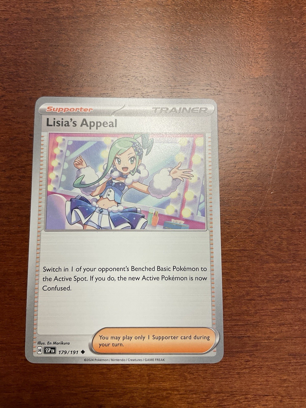 Lisia’s Appeal 179/191 Surging Sparks Regular Pokemon TCG Card