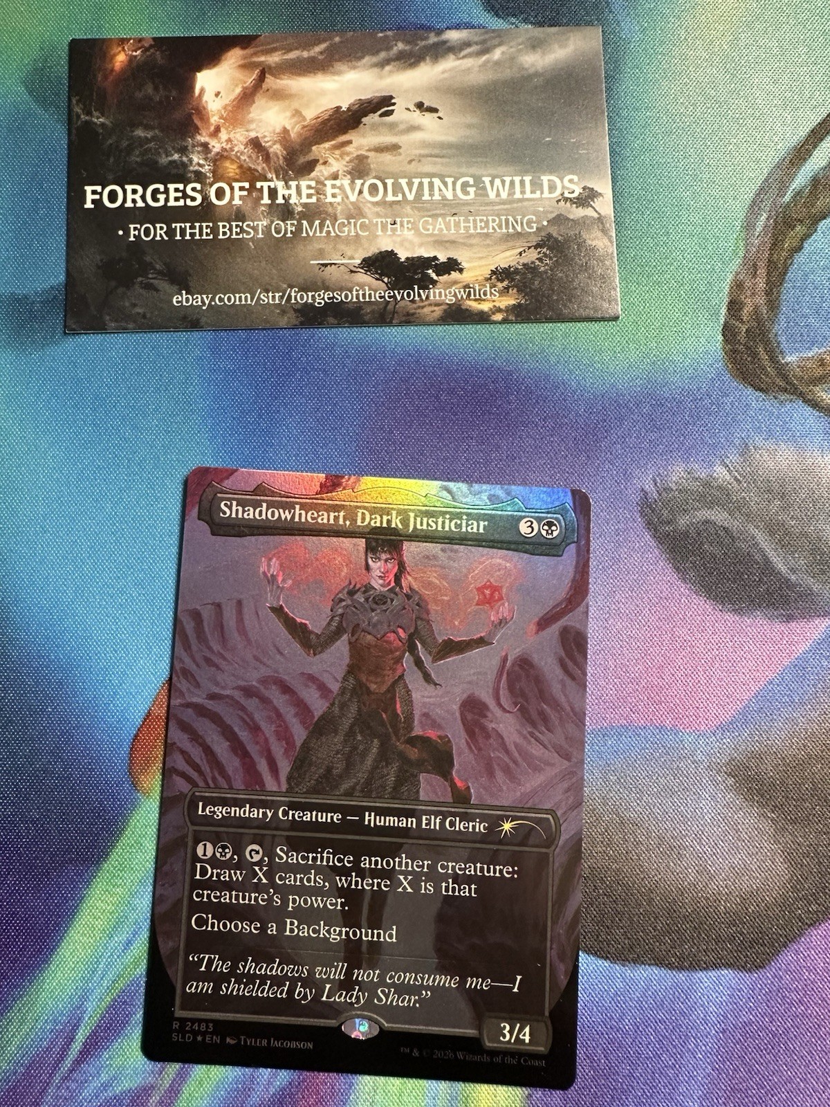Shadowheart, Dark Justiciar 2483 Foil Secret Lair Shadowheart’s Devotion D&D