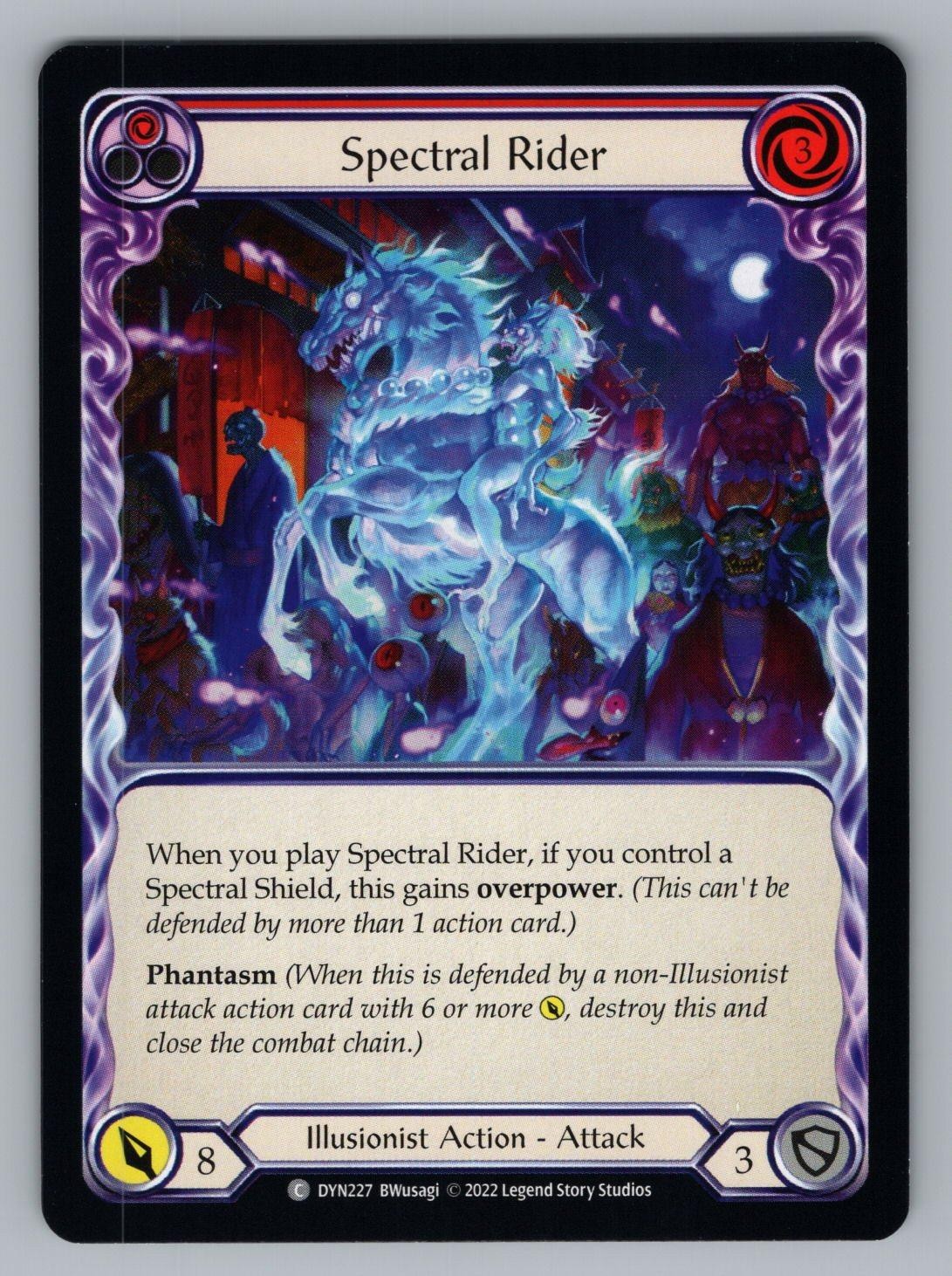 SPECTRAL RIDER (RED) DYN227 C FLESH AND BLOOD NM WISNU TAN!+2