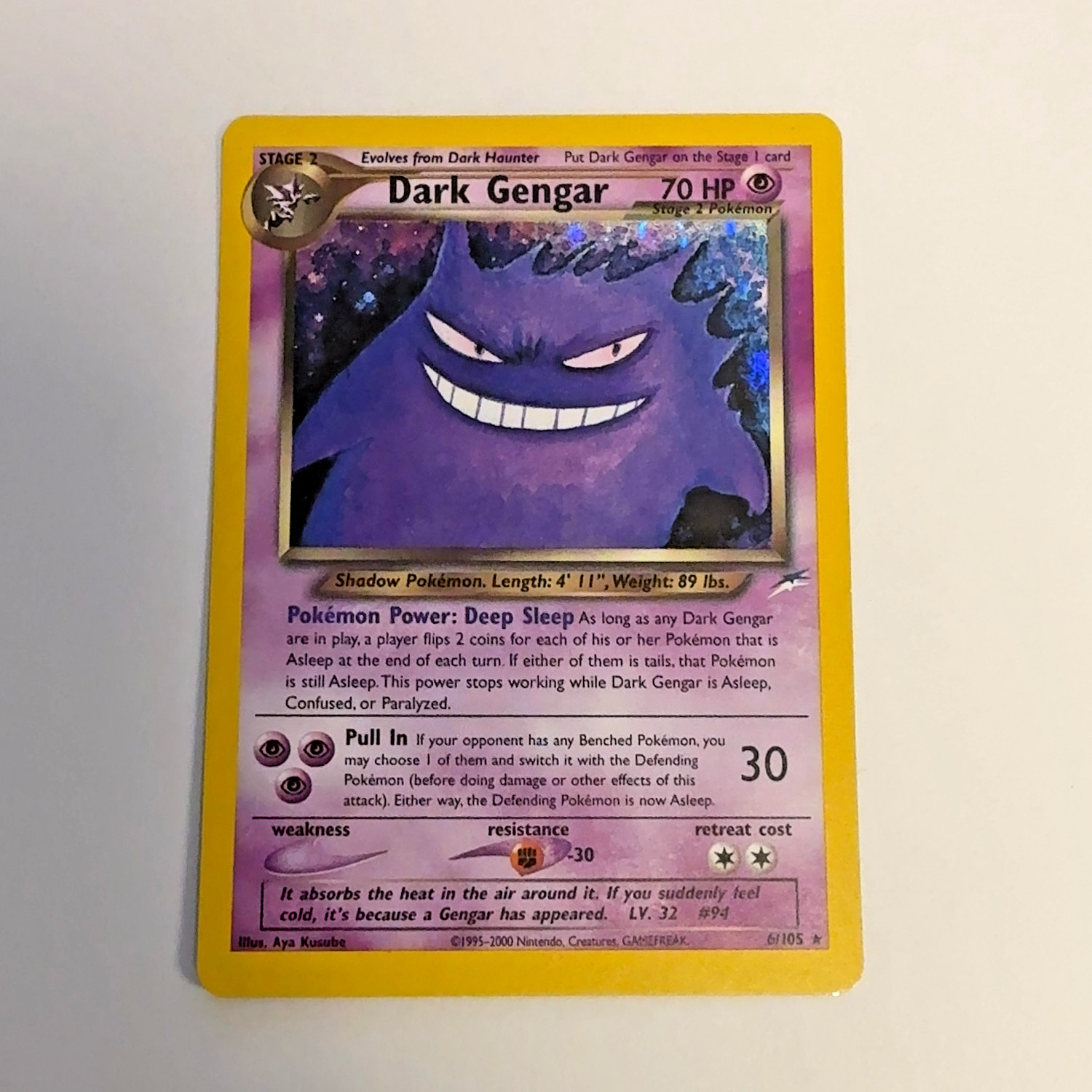 Dark Gengar 6/105 Neo Destiny Holo