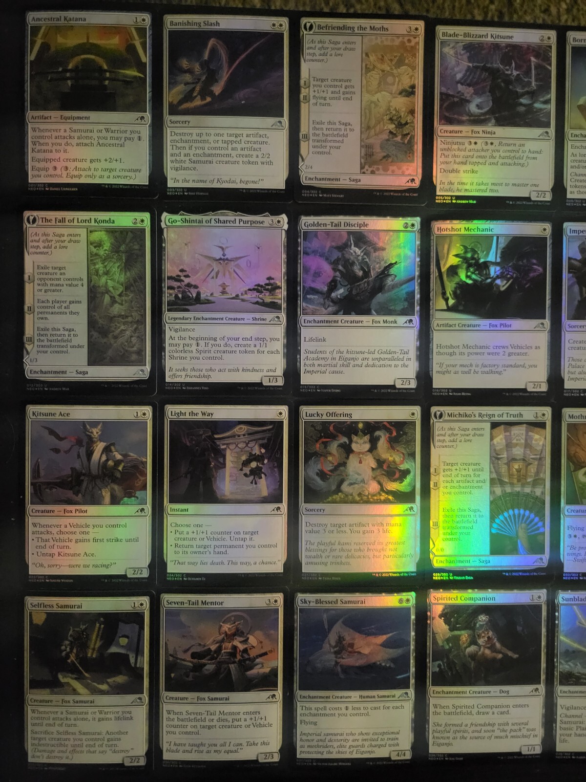 FOIL Common Uncommon Kamigawa Neon Dynasty Tamiyo Safekeeping Secluded Courtyard
