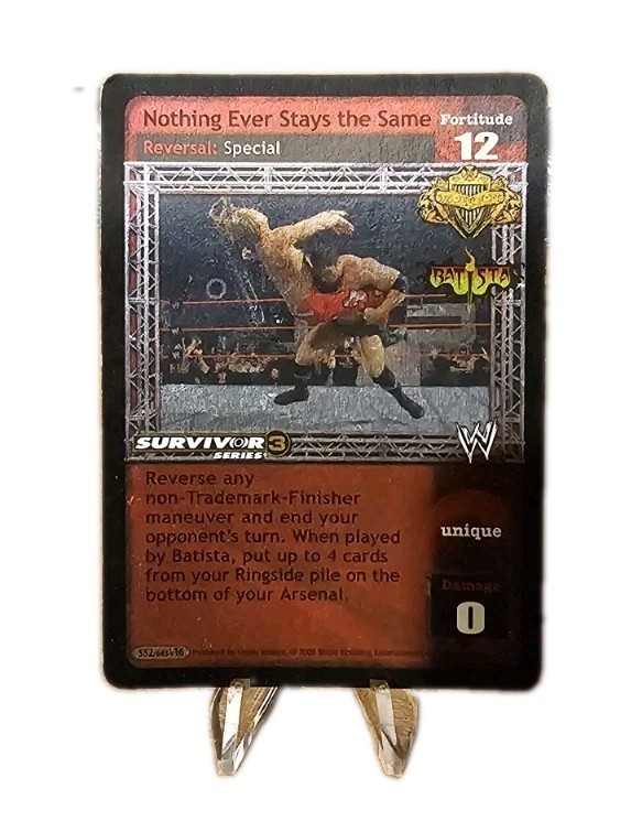 WWE WWF Raw Deal Batista 7-Card Superstar Card SET Including *Unleashed Bomb* UR