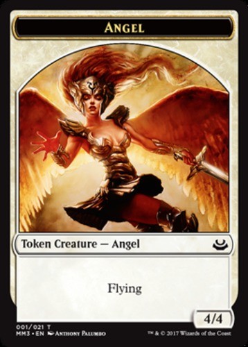 1x Angel Token MTG – Modern Masters 2017 – Moderate Play