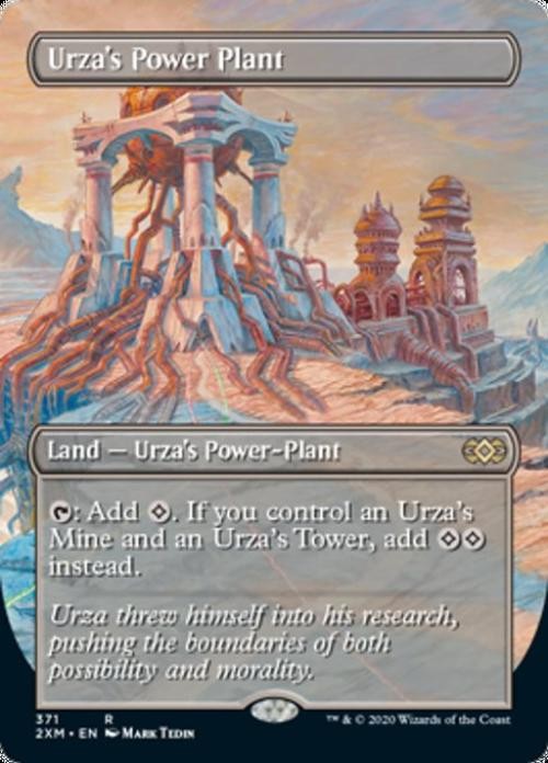 MTG English Borderless Urza’s Power Plant NM Normal Double Masters