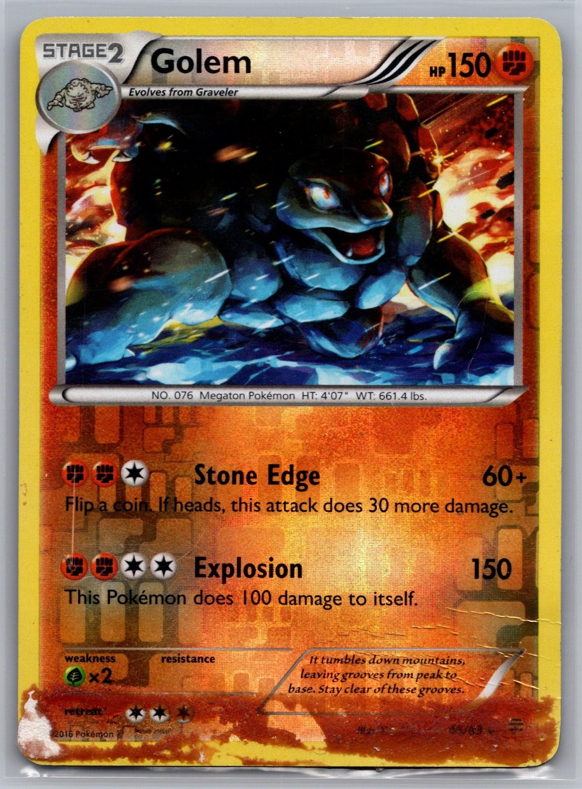 Golem 45/83 R Reverse Holo DMG