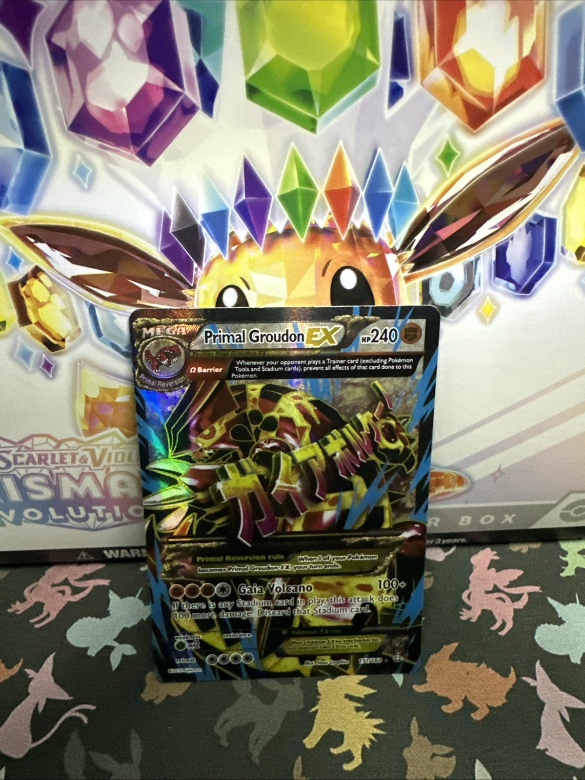 Primal Groudon EX (Omega – 151 Full Art) 151/160 XY – Primal Clash Holo NM