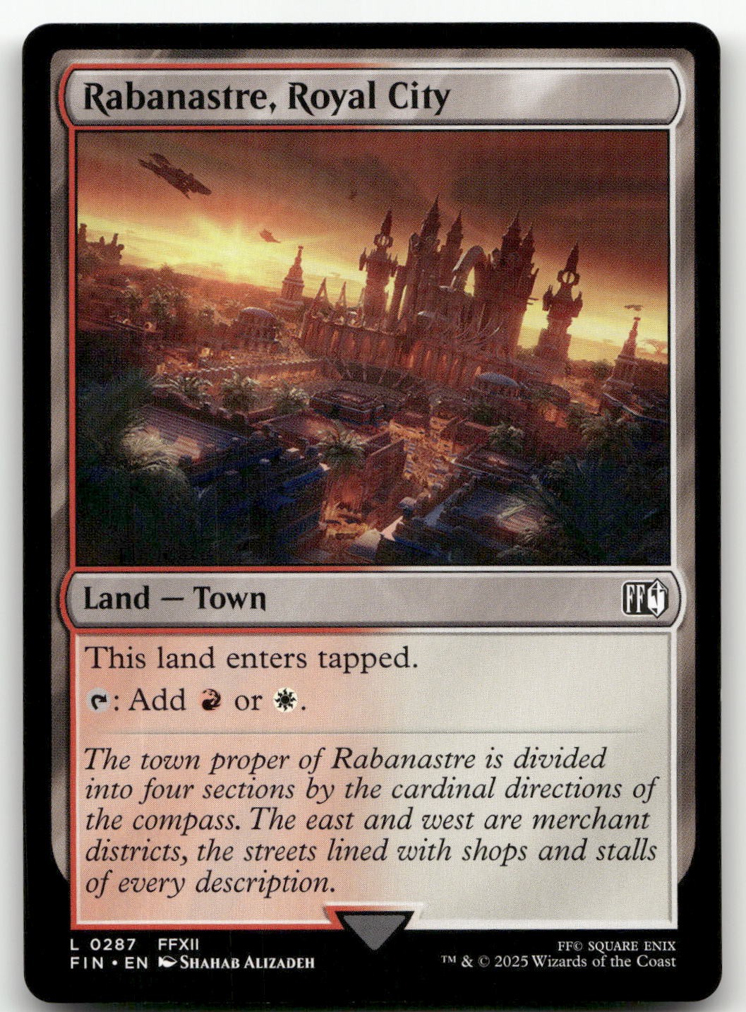 Rabanastre, Royal City #287 (NM) Final Fantasy FIN Magic MTG