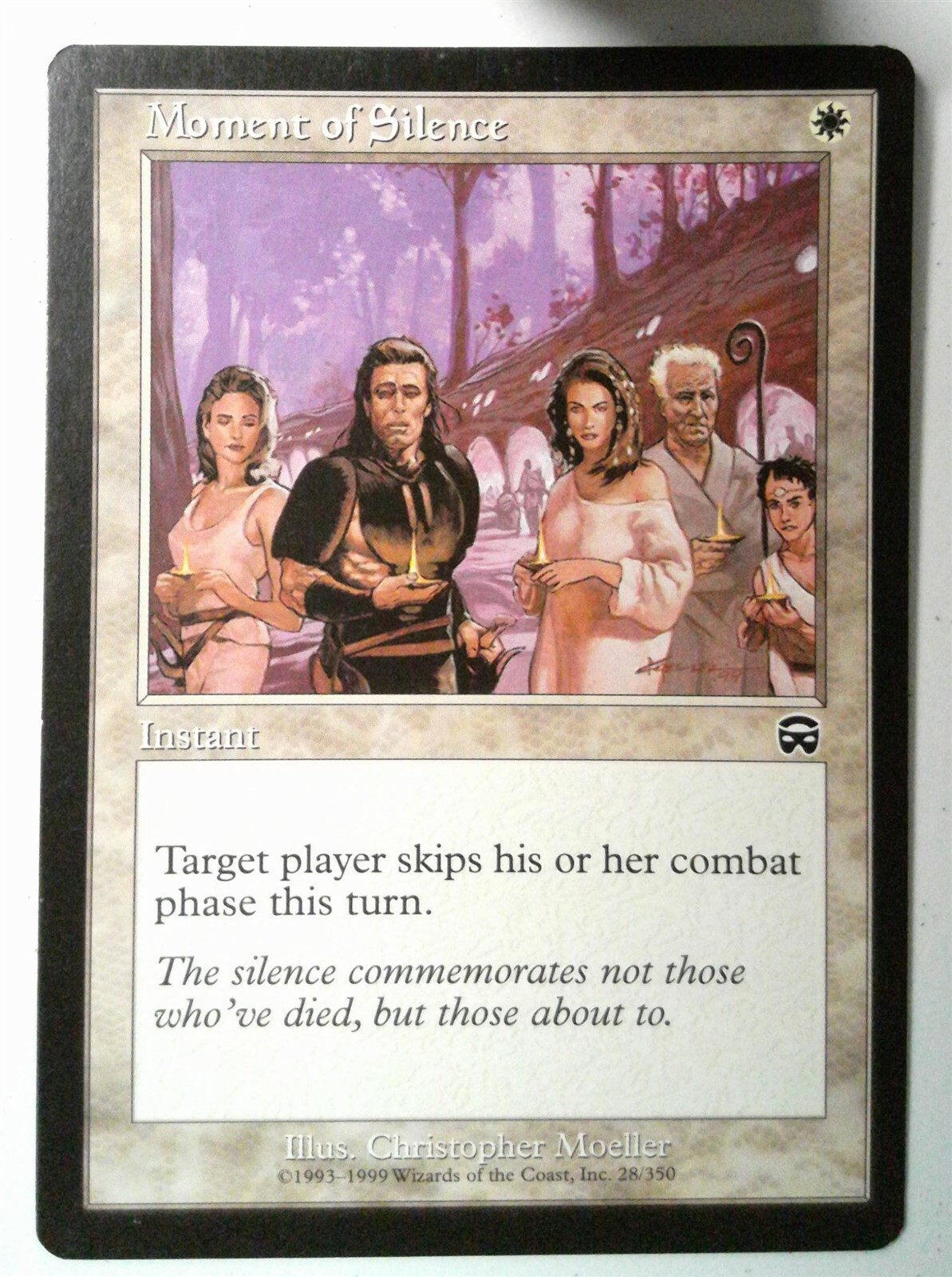 Moment of Silence *Common* Magic MtG x1 Mercadian Masques SP