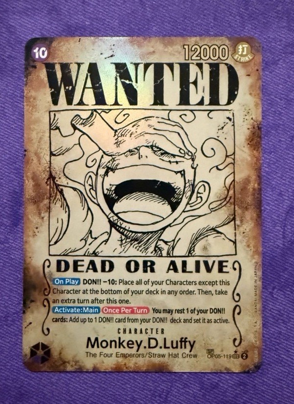 One Piece Monkey.D.Luffy (Wanted Poster) – Emperors in the New World (OP09)