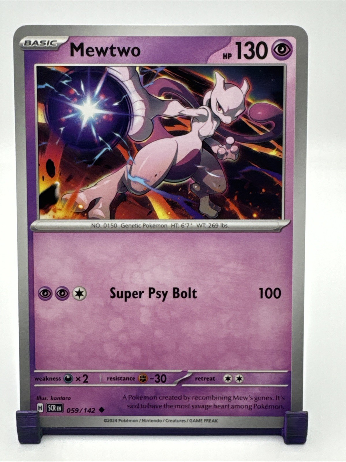 TCG Pokémon Mewtwo 059/142 SV07: Stellar Crown Uncommon NM