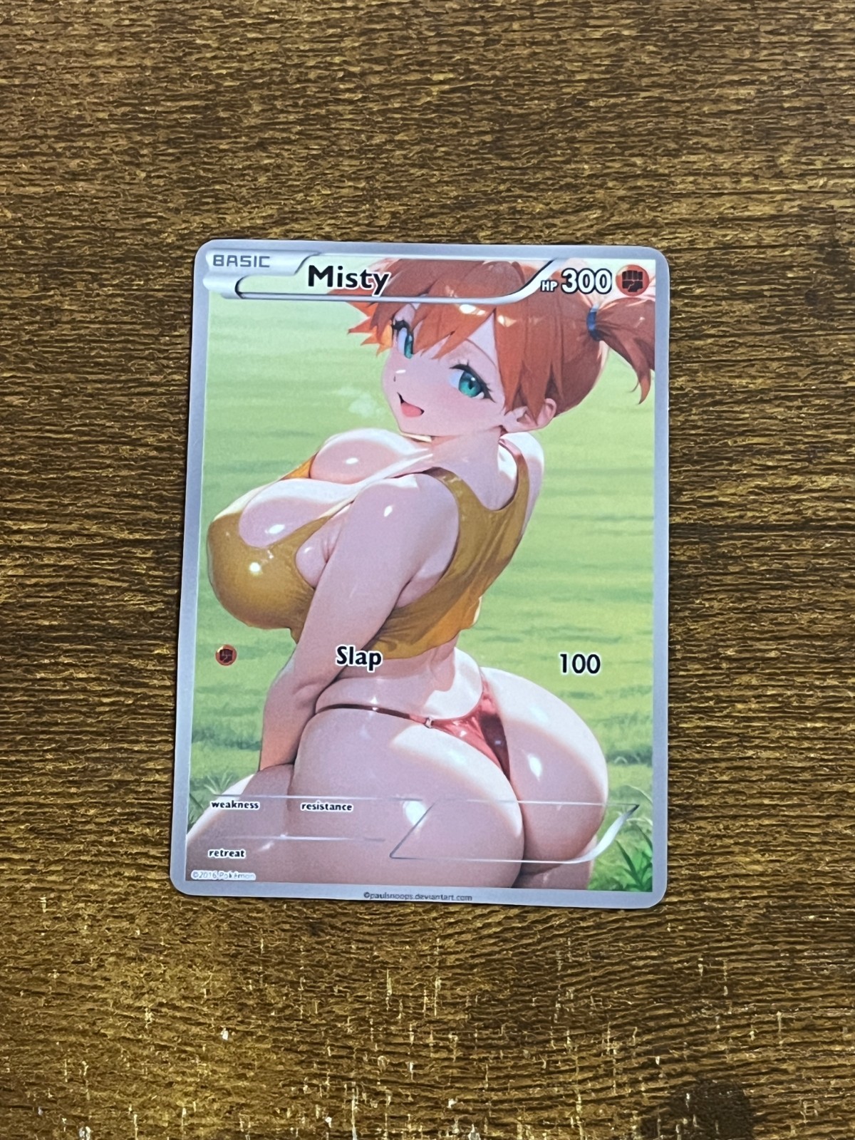 GoddessRecord- Waifu Card misty grass Anime Art Card