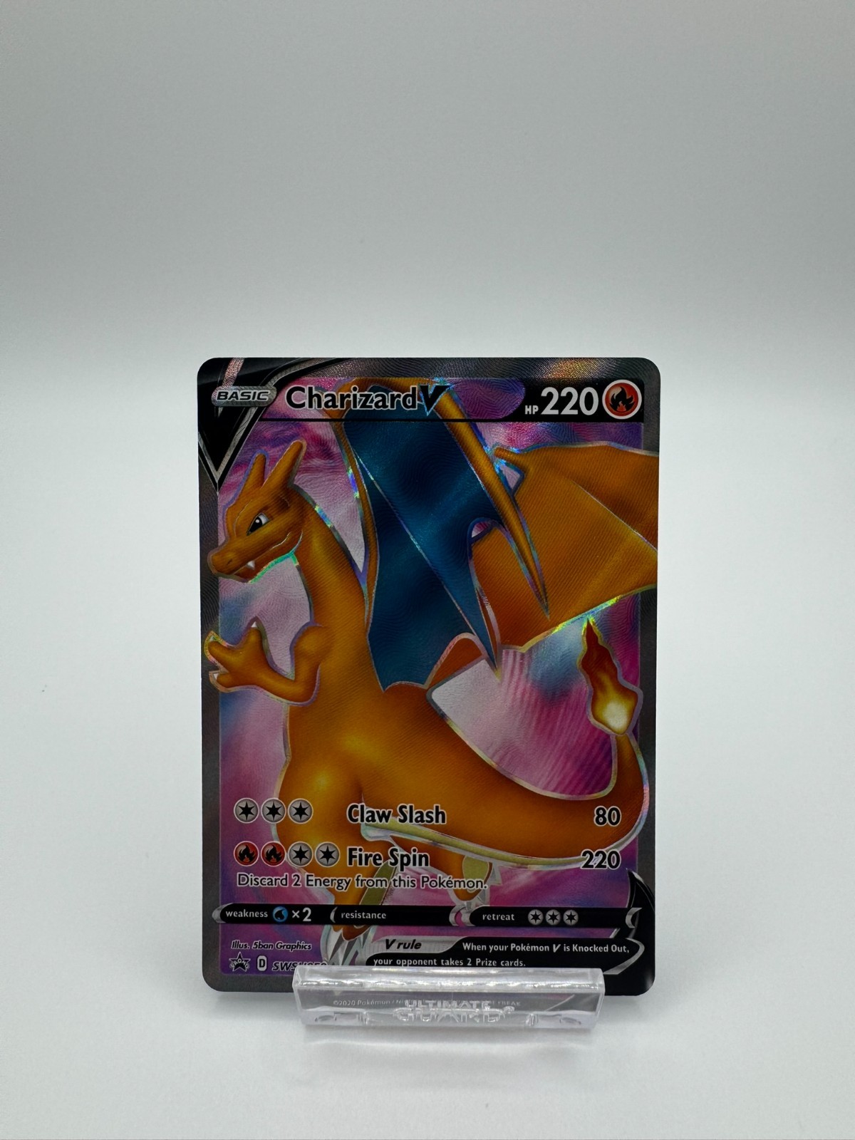 Charizard V SWSH050 SWSH: Sword & Shield Promo Holo Pokémon, NM