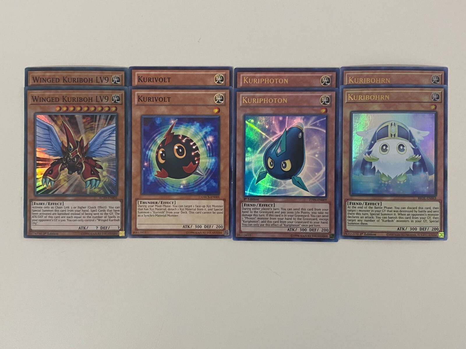 Yugioh Kuriboh Deck Multiply Winged LV10 LV9 Graveyard Level Waboku – Free Pack