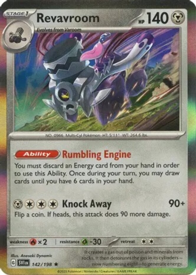 Revavroom – 142/198 – Holo Rare – Lightly Played