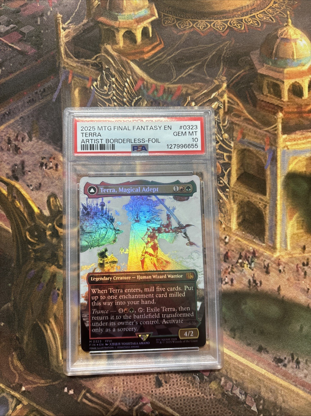 Terra, Magical Adept (Borderless) Final Fantasy Foil PSA 10