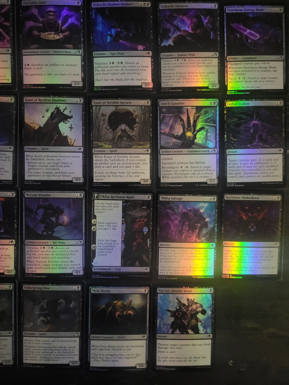 FOIL Common Uncommon Kamigawa Neon Dynasty Tamiyo Safekeeping Secluded Courtyard