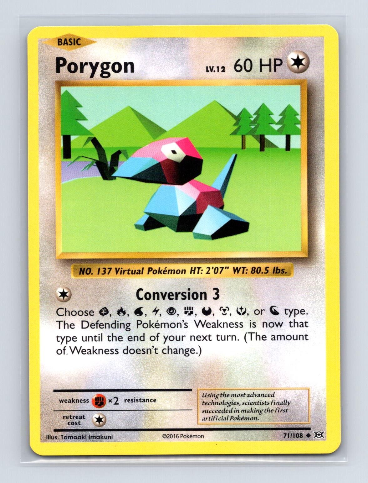 Porygon 71/108 Imakuni UC 2016 EVO Evolutions LP