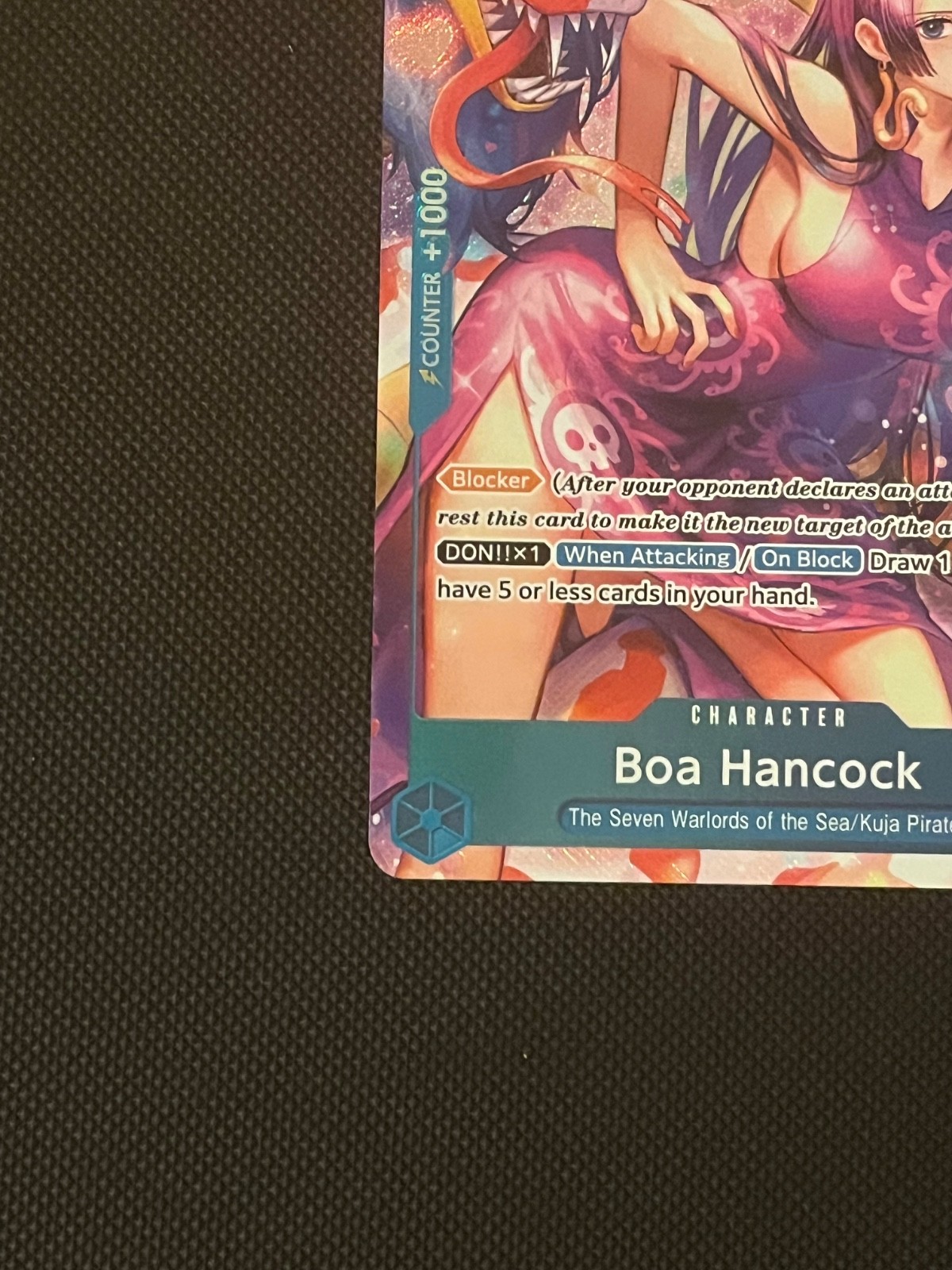 One Piece OP01-078 Boa Hancock Alternate Romance Dawn Alt Art Card NM