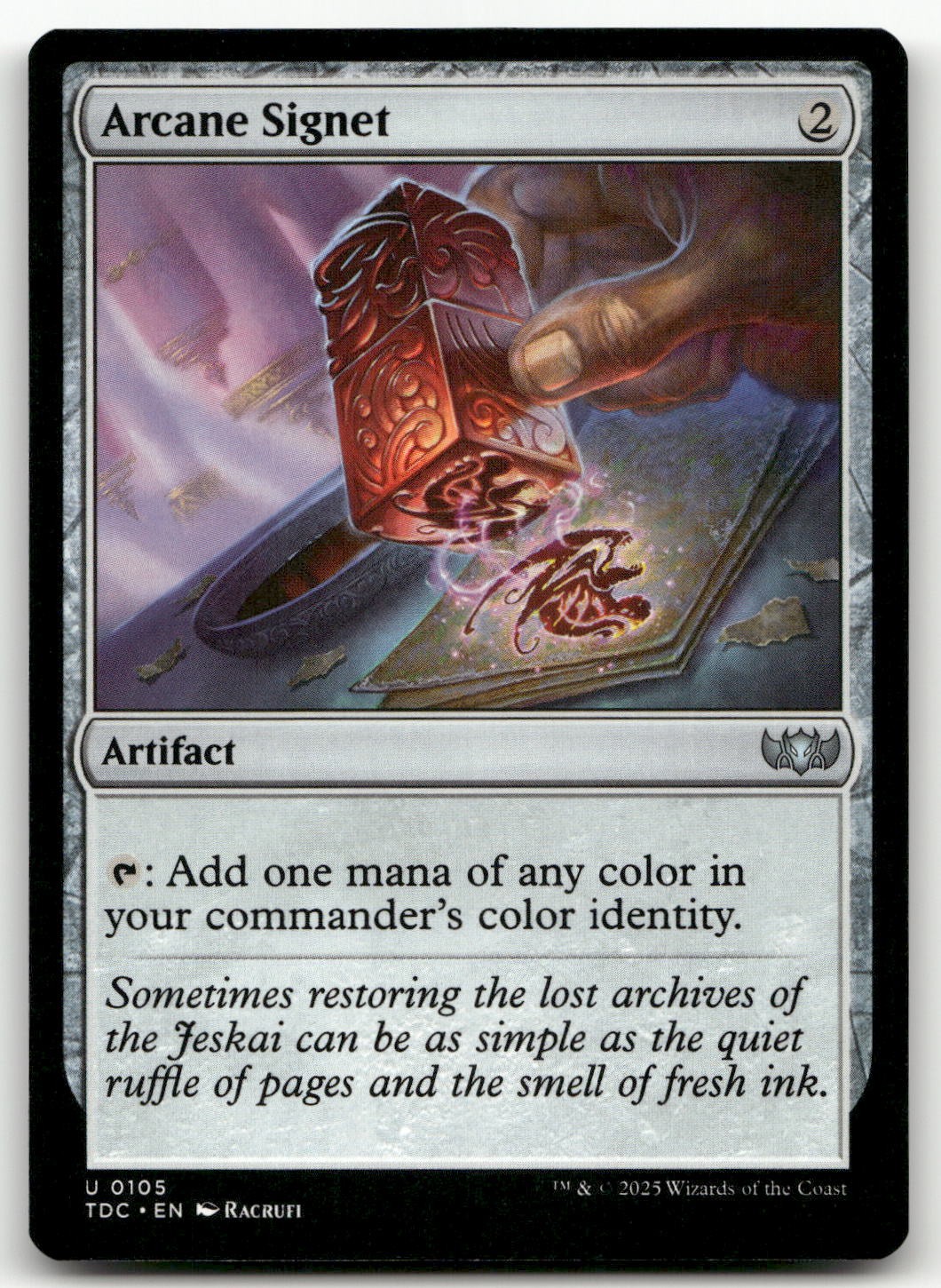 Arcane Signet #105 (NM) Tarkir Dragonstorm TDC Magic MTG
