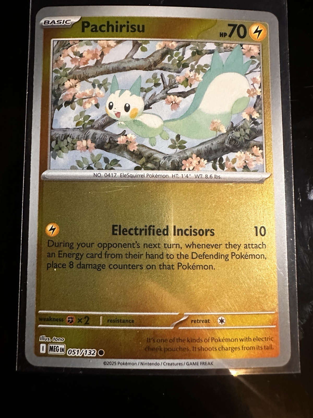 Pachirisu 051/132 Me01: Mega Evolution Reverse Holo