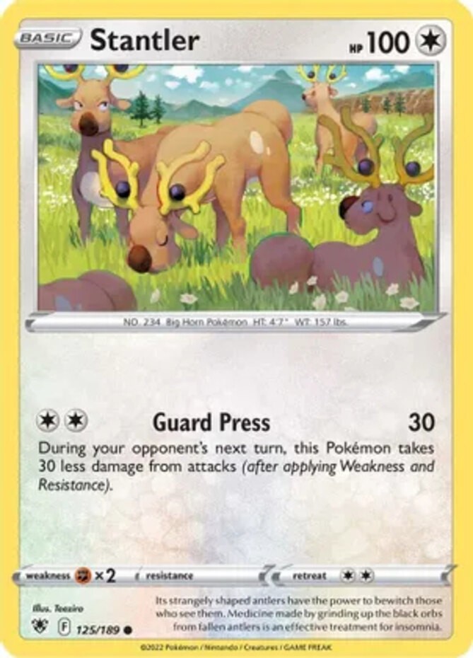 Stantler – 125/189 – Common – Near Mint