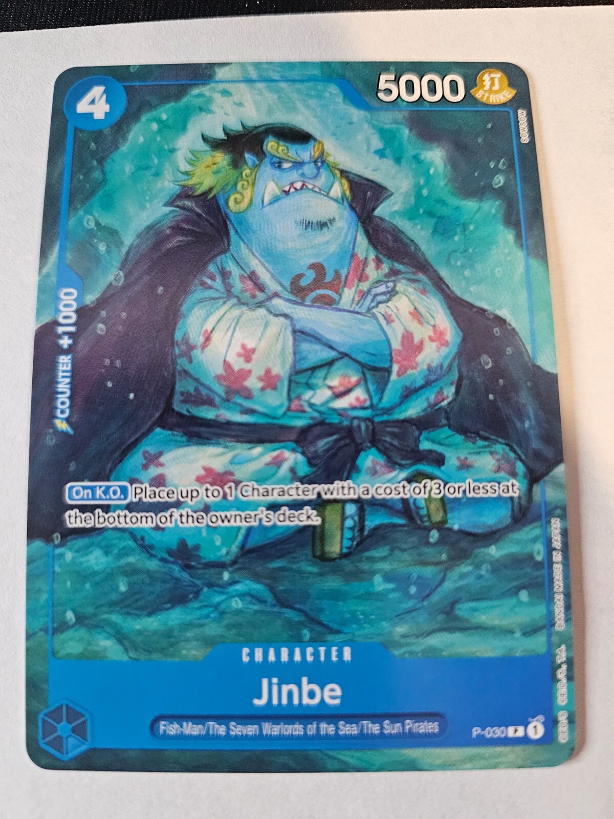 One Piece – Jinbe Full Art Promo – Blue Starter Deck 17 – P-030