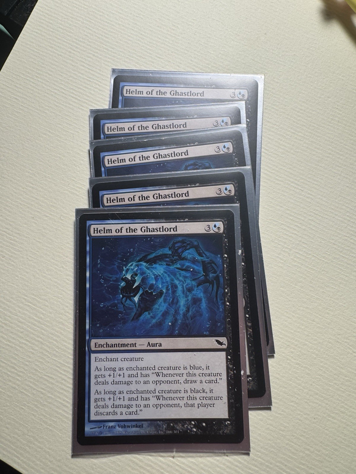 Helm of the Ghastlord – Shadowmoor – 166 – LP MTG