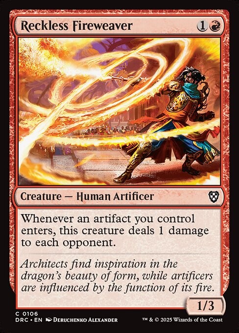 Reckless Fireweaver 106 C Normal DRC MTG NM