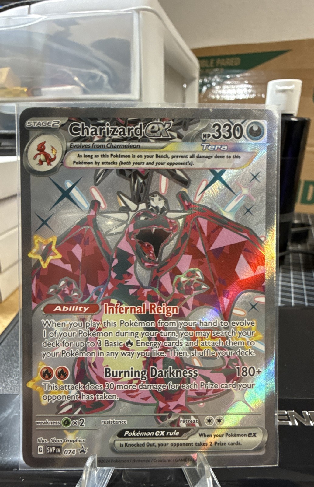 Charizard ex 074 Sv: Scarlet & Violet Promo Cards Holo