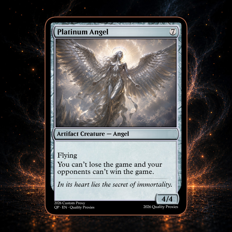 Platinum Angel – Custom MTG card