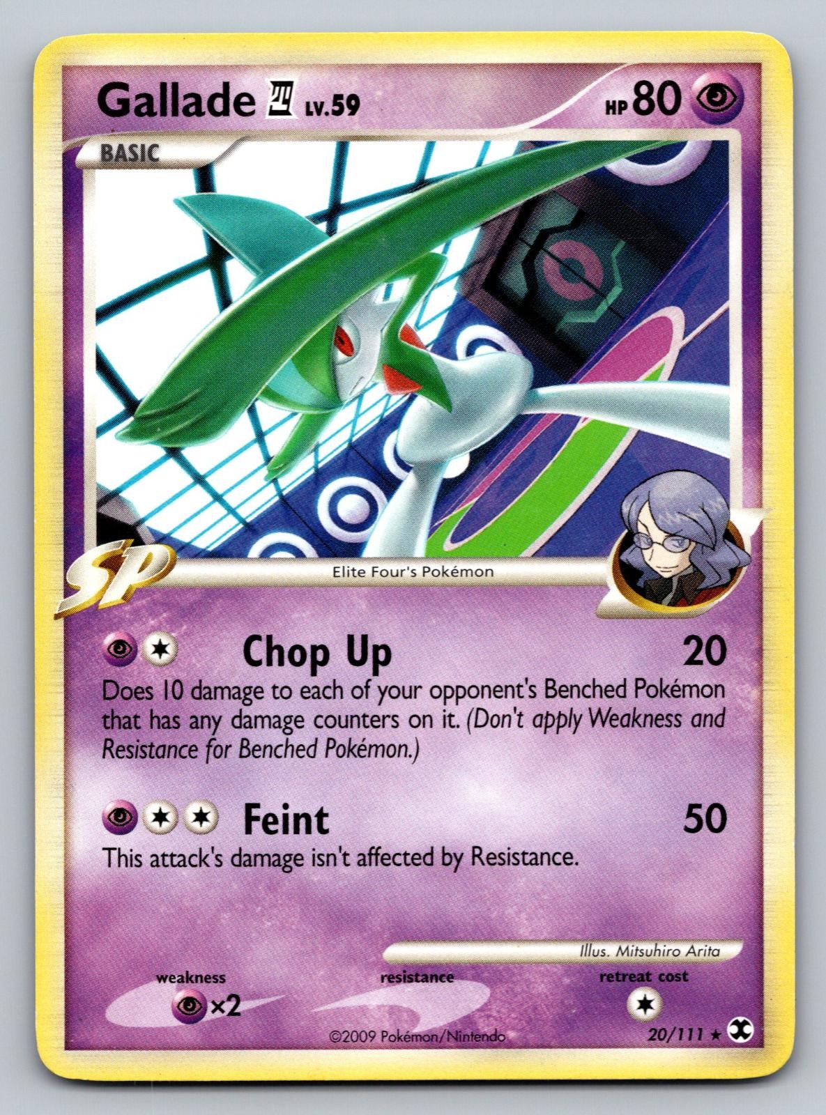 Gallade E4 20/111 Rare Rising Rivals Pokemon Lightly Played