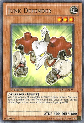 Junk Defender – PHSW-EN097 – Rare – 1st Edition – Heavily Played