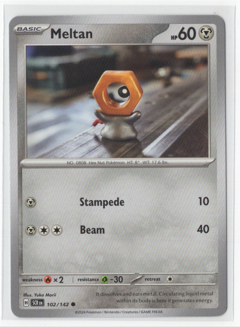 Pokemon Stellar Crown 102/142 Meltan